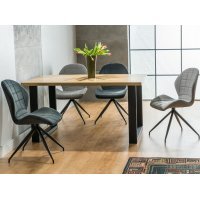 Scaun Tapitat HALS II VELVET Genarom SN Bluvel 78 / Verde